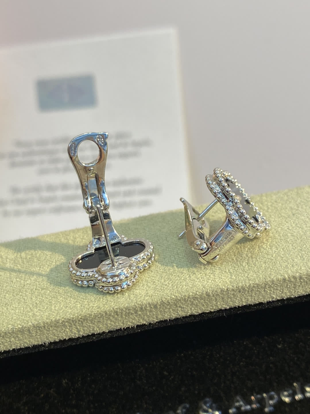 Van Cleef & Arpels Alhambra Earrings and Necklace Set